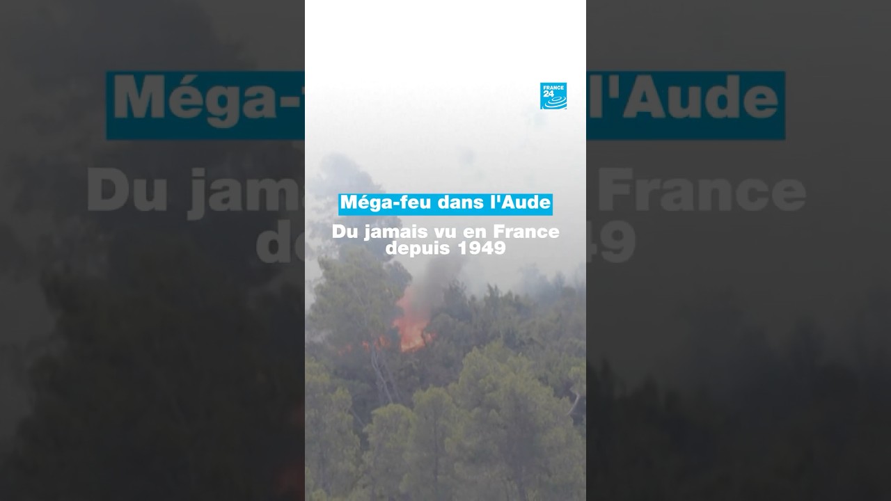 🔥Mega-feu dans l’Aude : le plus gros incendie depuis 1949 • FRANCE 24
