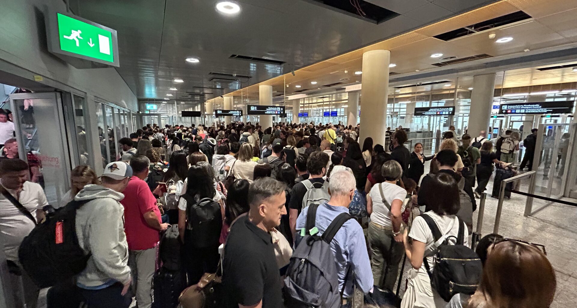 Immigration checks at Zurich airport a total joke