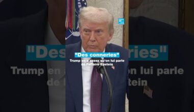 "Des conneries" : Trump en a assez qu'on lui parle de l'affaire Epstein • FRANCE 24
