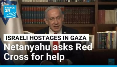 Israeli Prime Minister Netanyahu asks Red Cross to help hostages in Gaza • FRANCE 24 English