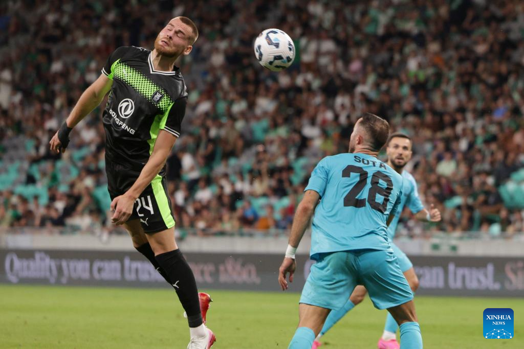 3rd qualifying round match at UEFA Conference League: Slovenia vs. Albania -Xinhua