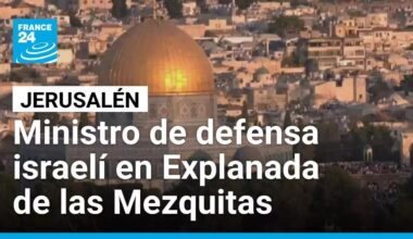 Ministro de Defensa israelí defiende anexión de Gaza desde Explanada de las Mezquitas