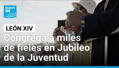 León XIV congrega a más de un millón de fieles en Jubileo de la Juventud • FRANCE 24 Español