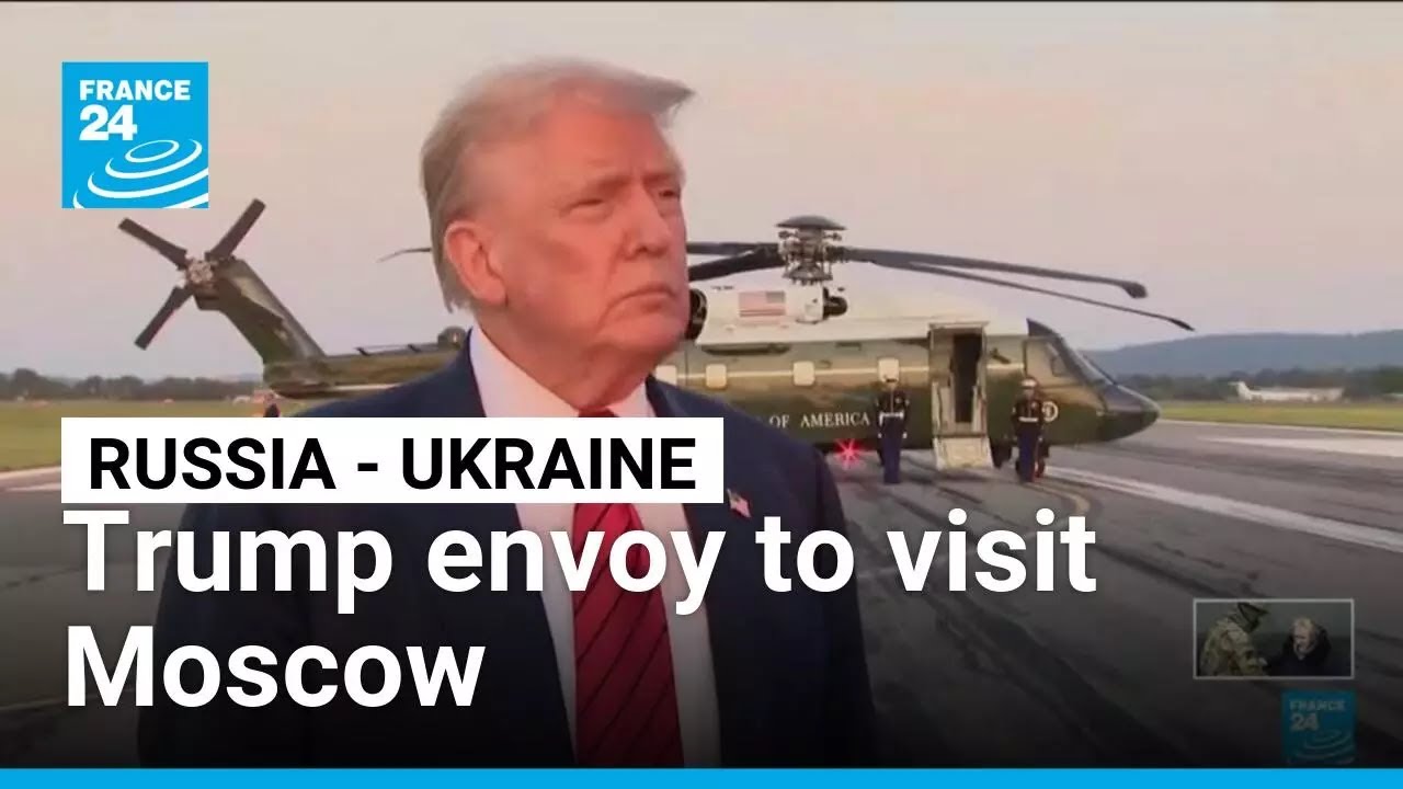 Trump envoy to visit Moscow before deadline for ending Ukraine war • FRANCE 24 English