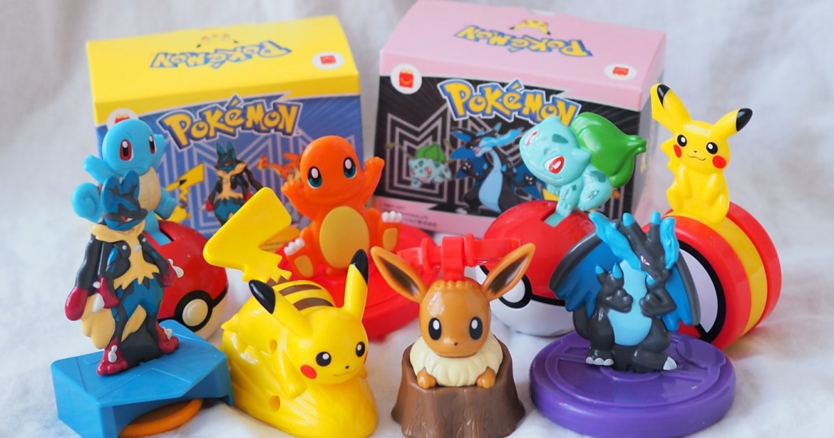 Pokémon Happy Meal toys appear at McDonald’s in Japan