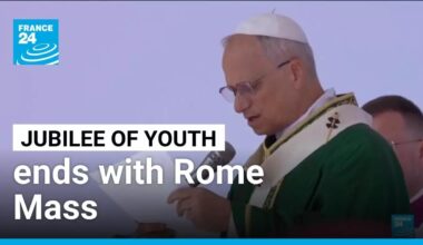 Pope's 'Jubilee of Youth' ends with mass for 1 million pilgrims • FRANCE 24 English