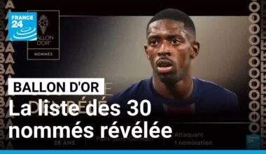 Dembélé, Yamal, Doué... découvrez la liste des nommés pour le Ballon d'or • FRANCE 24