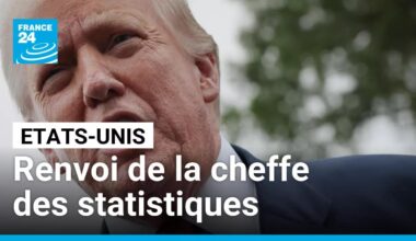 Trump limoge la cheffe des statistiques après de mauvais chiffres de l'emploi • FRANCE 24