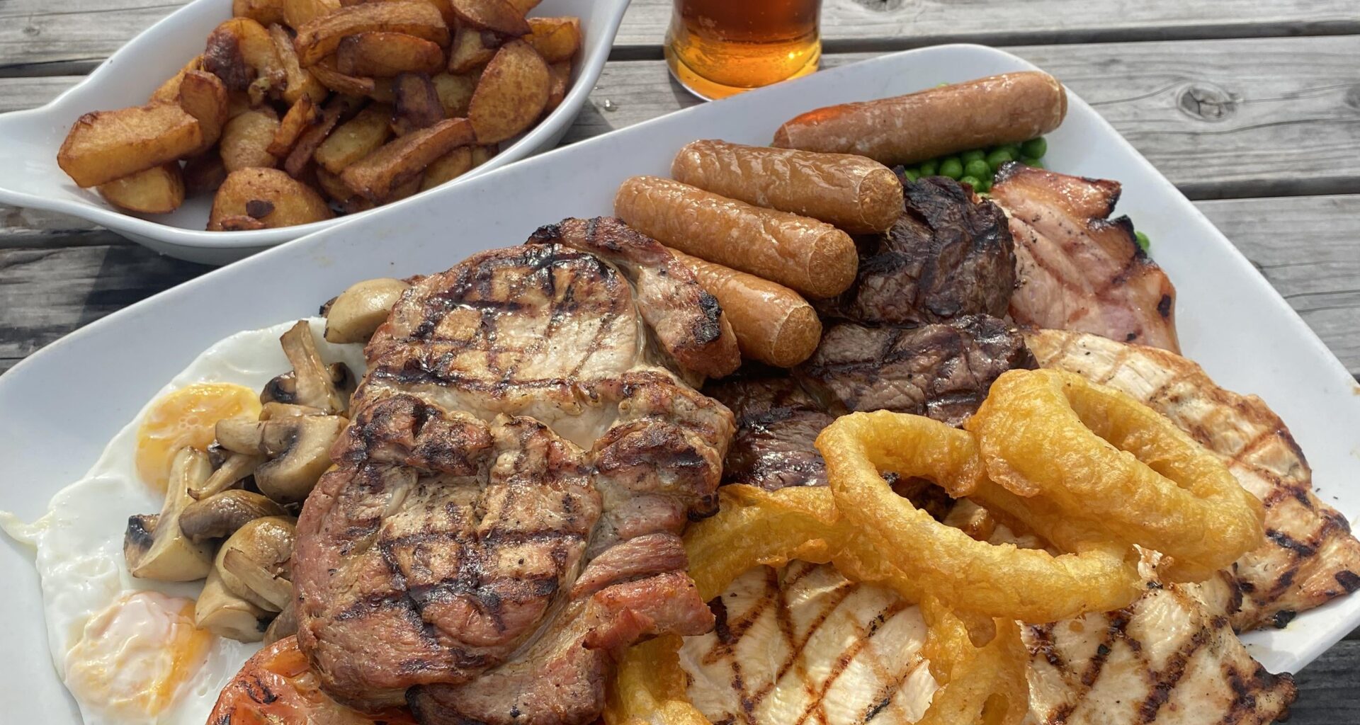 Haters will say this was too much protein for one meal