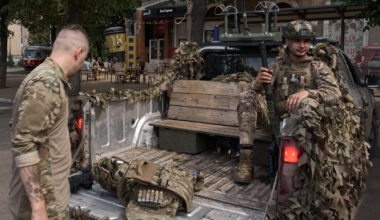 Ukrainian soldiers
