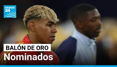 Balón de Oro: Dembélé, Vitinha, Russo y Kelly, entre los favoritos • FRANCE 24 Español