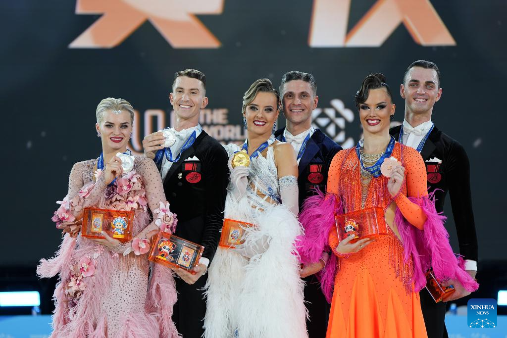 Moldova's Glukhov, Glazunova win standard dance gold at The World Games 2025 (updated)-Xinhua