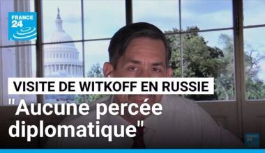La visite de Steve Witkoff à Moscou n'a débouché sur "aucune percée diplomatique majeure"