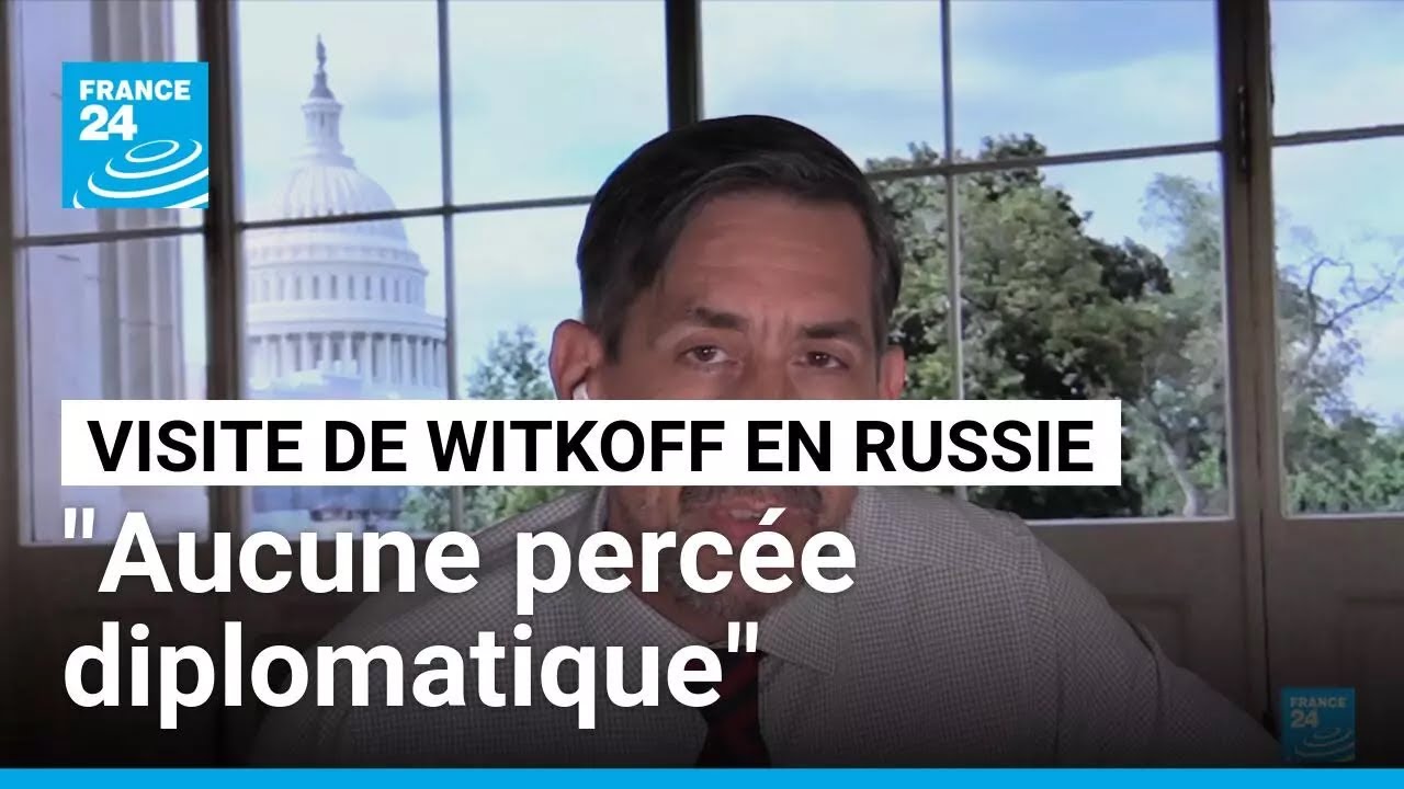 La visite de Steve Witkoff à Moscou n'a débouché sur "aucune percée diplomatique majeure"