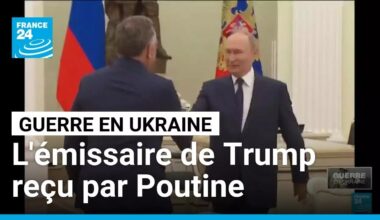 L'émissaire de Trump, Steve Witkoff, reçu par Vladimir Poutine à Moscou • FRANCE 24