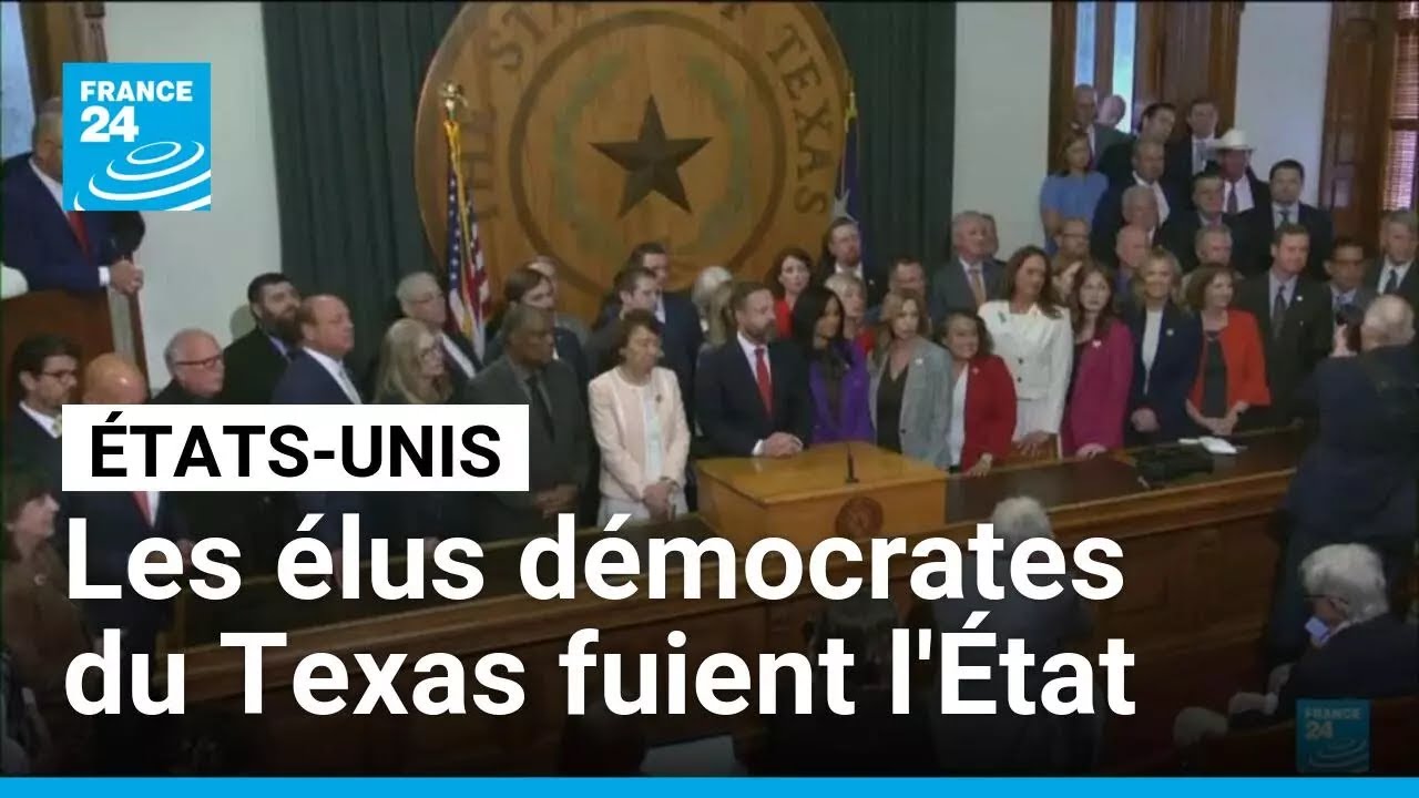 Les élus démocrates du Texas fuient l'État pour empêcher un vote litigieux • FRANCE 24
