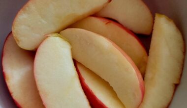 Why does apple taste nicer when it's chopped?