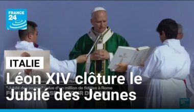 Jubilé des Jeunes: plus d'un million de fidèles à la messe de clôture du pape • FRANCE 24