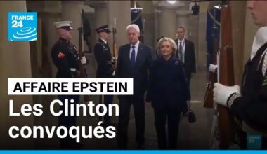 Affaire Epstein : les Clinton convoqués devant le Congrès • FRANCE 24