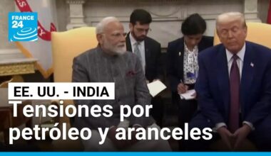 Trump y Modi chocan por el petróleo y los aranceles en medio de crecientes tensiones • FRANCE 24