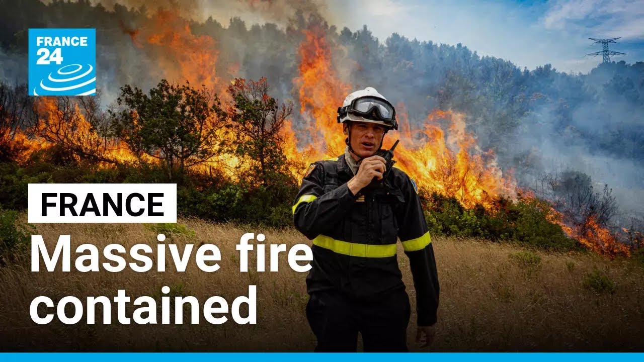 France's largest fire in over a decade contained, but not yet extinguished • FRANCE 24 English