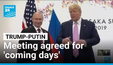 Trump-Putin meeting agreed for 'coming days', Kremlin says • FRANCE 24 English