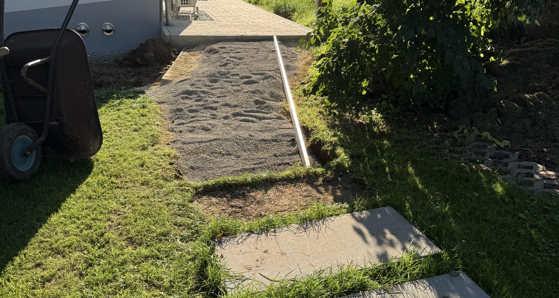 Platten vor Rutschen sichern