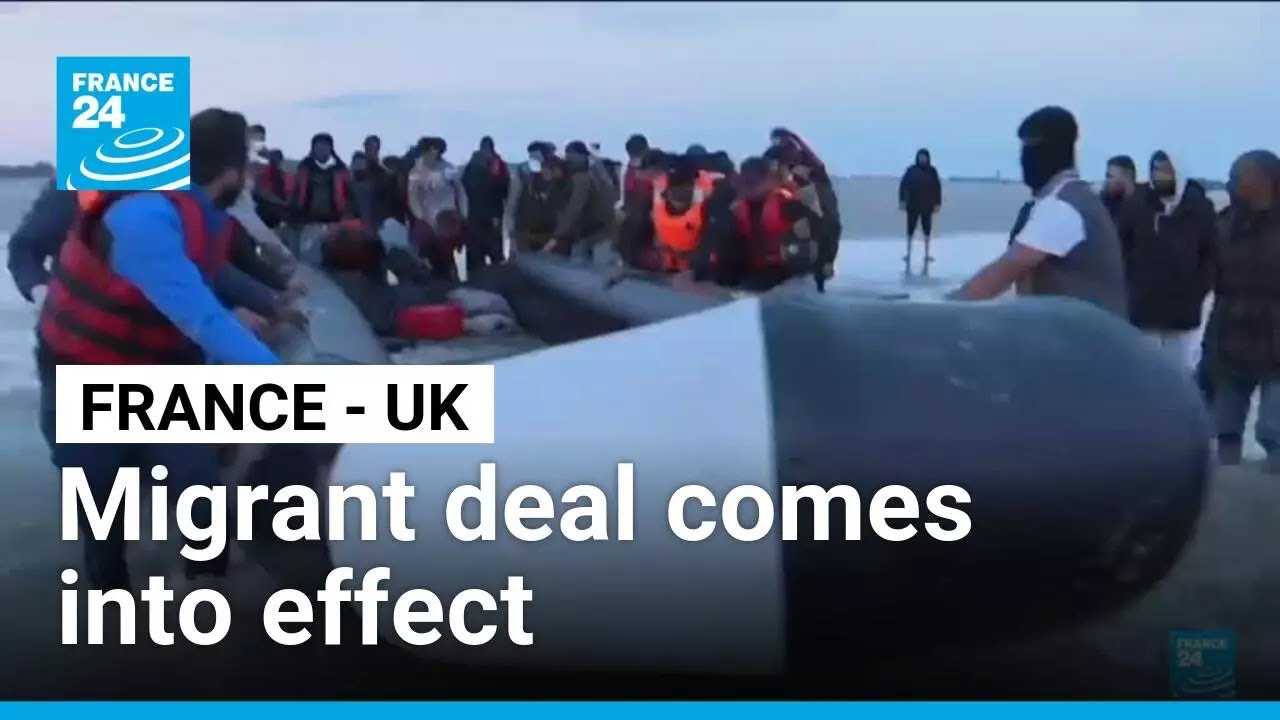 UK to begin migrant returns to France under 'one in, one out' deal • FRANCE 24 English