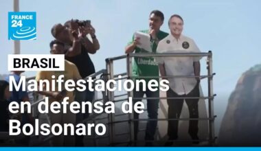 Brasil: manifestantes en Copacabana marcharon en defensa de Jair Bolsonaro