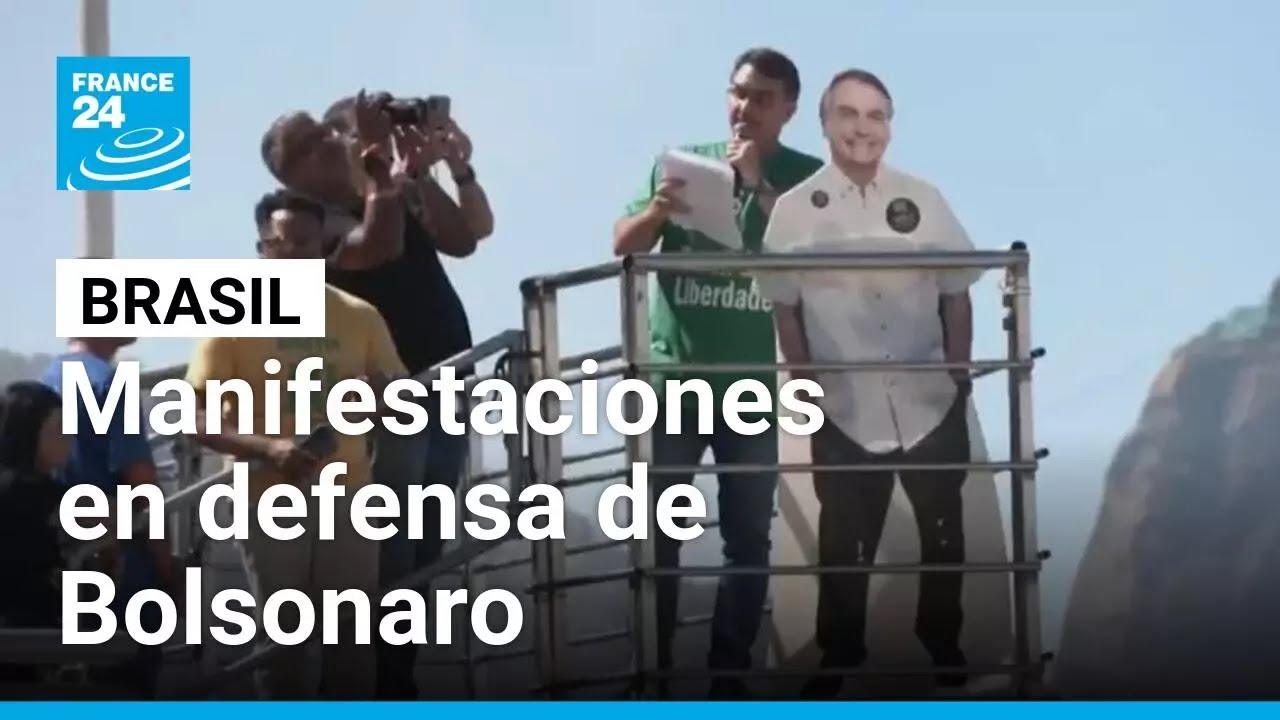 Brasil: manifestantes en Copacabana marcharon en defensa de Jair Bolsonaro