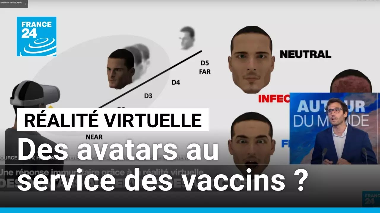 Pourquoi la vue d'avatars "malades" déclenche-t-elle une réponse immunitaire ? • FRANCE 24