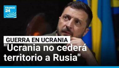 Zelenski rechaza ceder territorio ucraniano a Rusia previo a reunión Trump-Putin