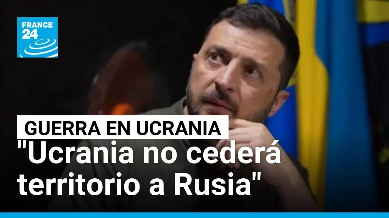 Zelenski rechaza ceder territorio ucraniano a Rusia previo a reunión Trump-Putin