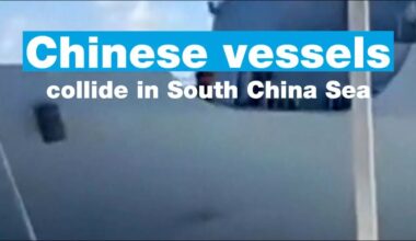 Chinese vessels collide in South China Sea • FRANCE 24 English