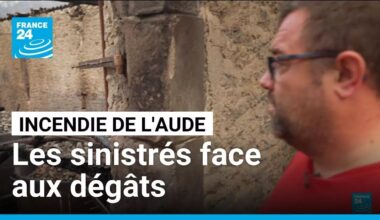 Incendie dans l'Aude : les sinistrés face aux dégâts • FRANCE 24