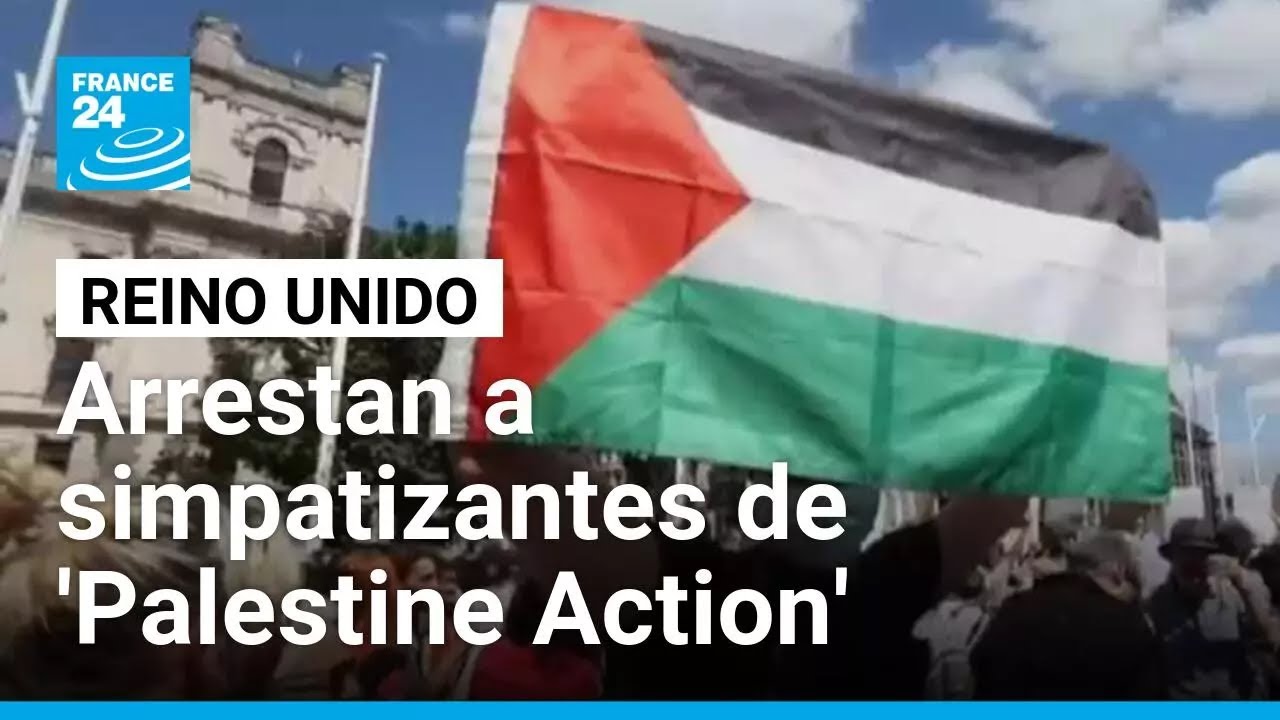 Reino Unido: más de 400 simpatizantes del grupo prohibido 'Palestine Action' fueron detenidos