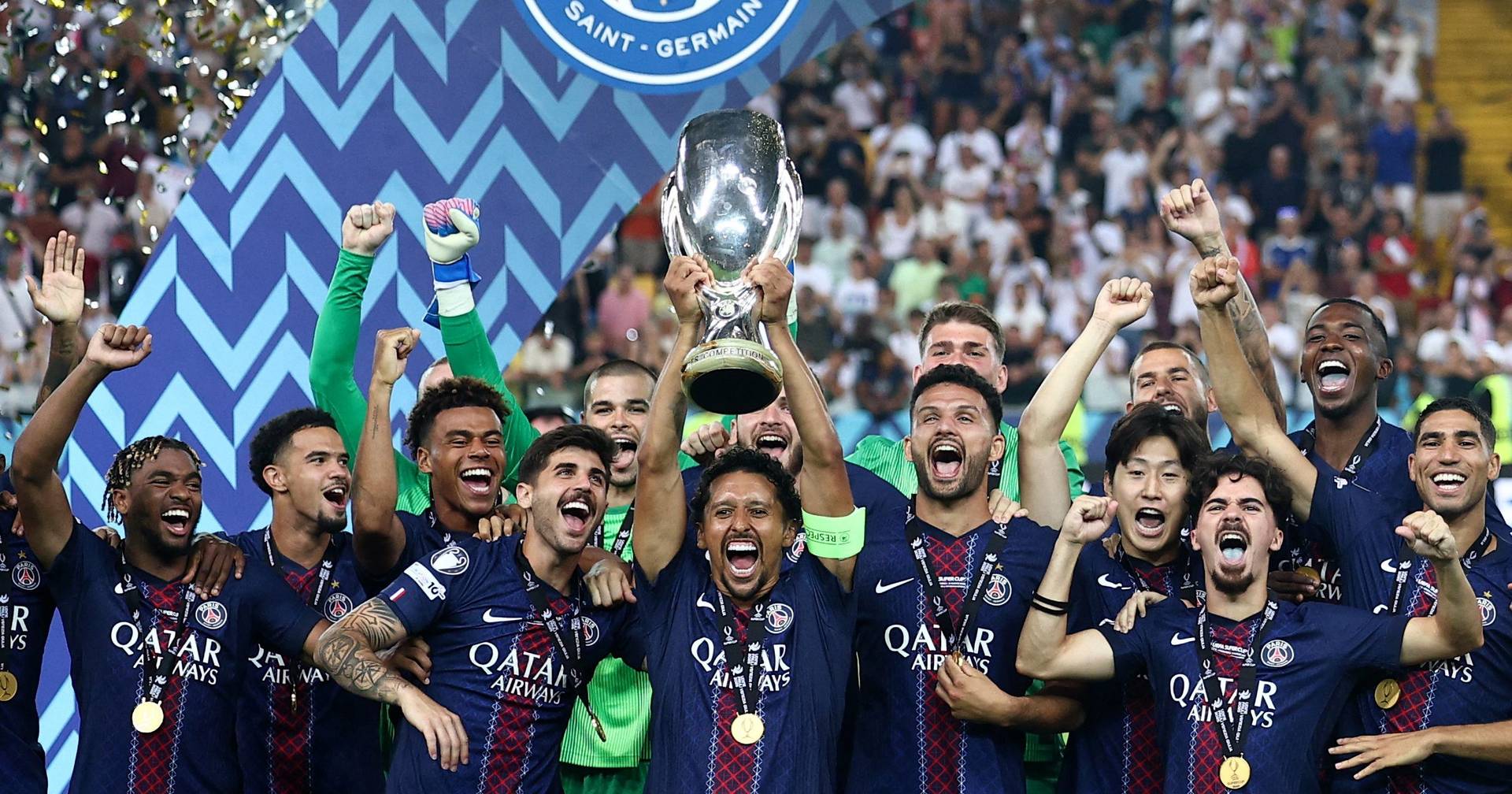 PSG conquista Supertaça Europeia com ajuda portuguesa