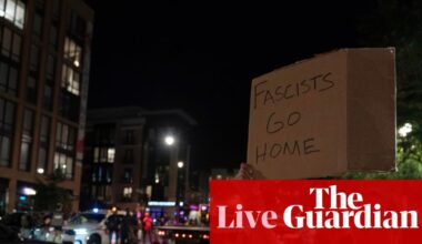 Donald Trump says he will ask Congress to extend limit on control of Washington DC police – US politics live | Washington DC