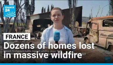 Massive wildfire devastates southern France, dozens of homes lost • FRANCE 24 English
