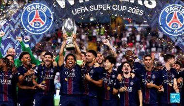 Football : le Paris Saint Germain s'offre la Supercoupe au bout du suspense • FRANCE 24