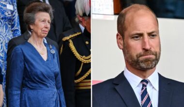 Prince William and Princess Anne set for head-to-head clash next week