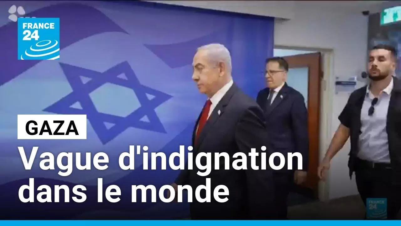 Gaza : vague d'indignation dans le monde face au plan d'occupation par Israël • FRANCE 24