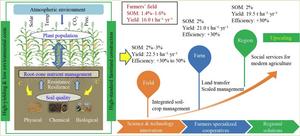 How can science and technology solve the problem of increasing grain yield per unit area?