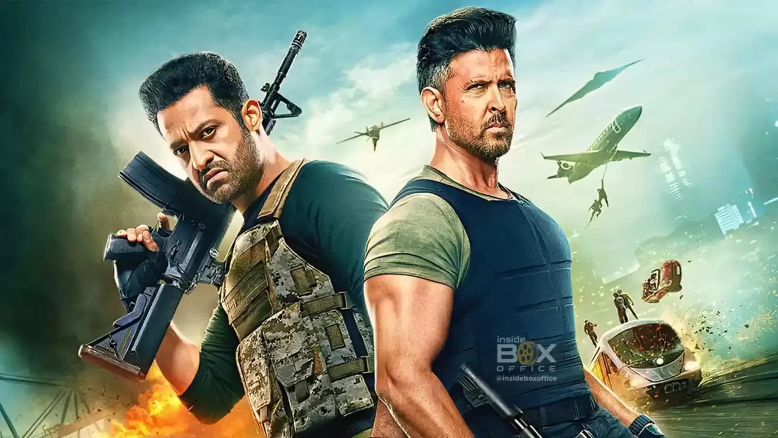 War 2 box office collection day 1: Hrithik Roshan, Jr NTR's film opens at ₹52.5 crore, just shy of part 1's ₹53 crore | Bollywood