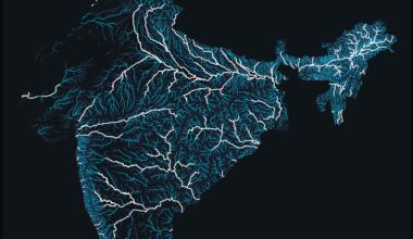 [OC] Indian river networks.