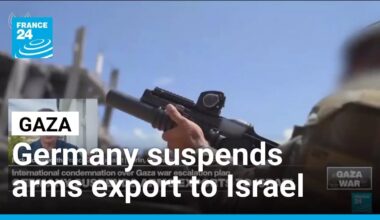 Germany suspends arms export to Israel after Gaza takeover plan revealed • FRANCE 24 English