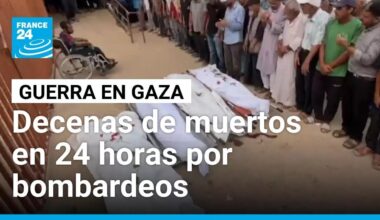Bombardeos en Gaza dejan decenas de muertos en 24 horas • FRANCE 24 Español