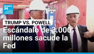 Trump vs. Powell: escándalo de 3.000 millones sacude la Reserva Federal • FRANCE 24 Español