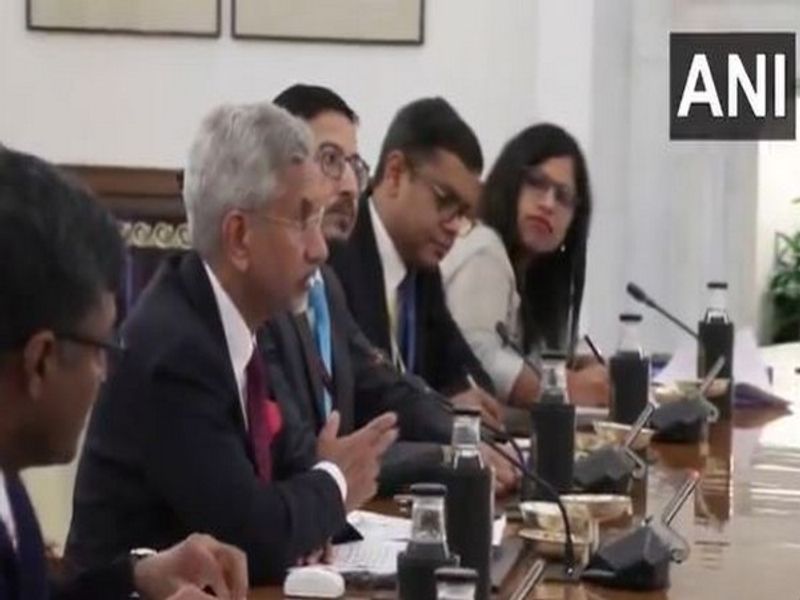 "Very special privilege": EAM Jaishankar welcomes RoK FM Cho Hyun to India