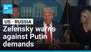 US-Russia summit over Ukraine war could force “unacceptable compromises” • FRANCE 24 English
